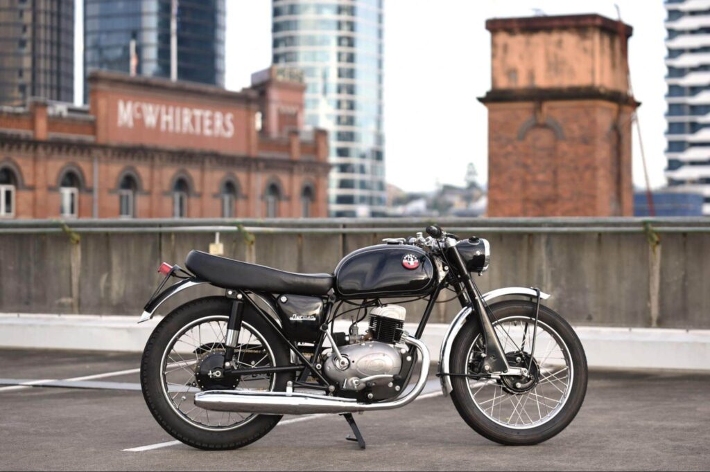 Classic motorcycle restoration