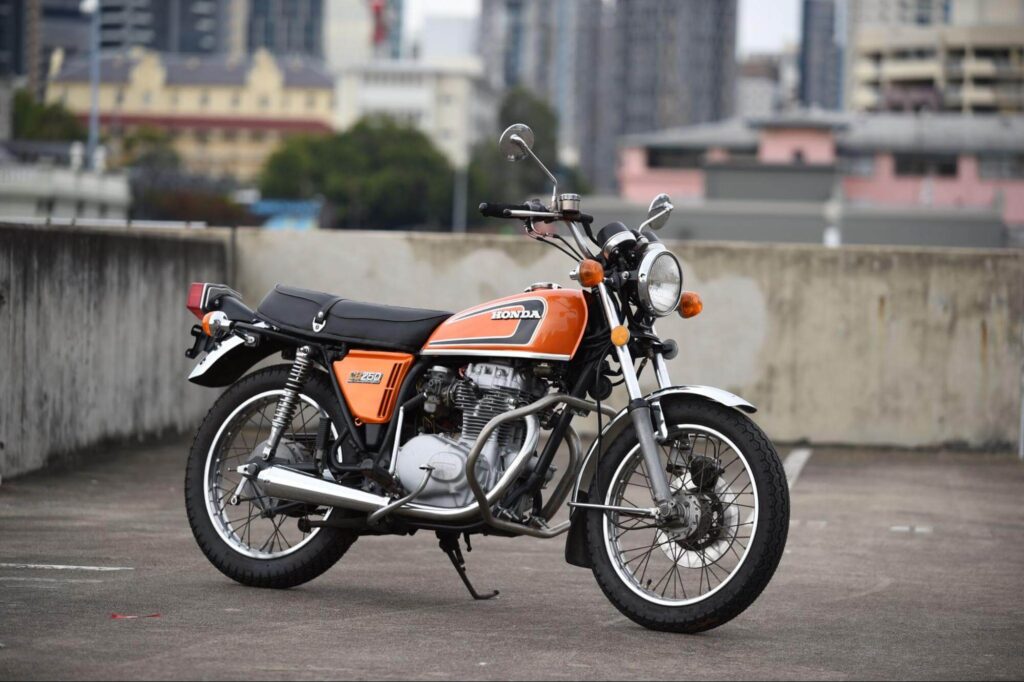 Classic motorcycle restoration